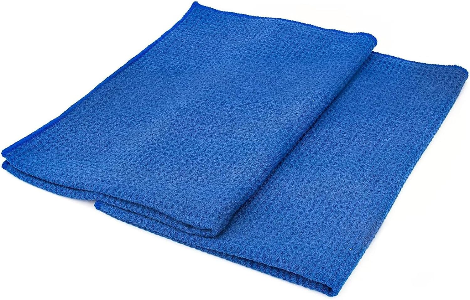 Standard Waffle Weave Microfiber Towels (2-Pack) Detailing, Window, Glass and Drying, Wax & Polish, Lint-Free