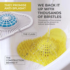 Urinal Screen Deodorizer, 24 Pack Blue Yellow Orange