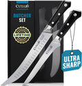 Butcher Carving Set, Cimeter Breaking & Boning Knife for Meat