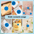 2 Inch Round Adhesive Color-Code Dot Stickers,4Rolls/2000 per Rolls dots Label Dispenser Box, Circle Stickers Label