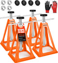 4-Pack 7500LBS RV Stabilizer Jacks | 11"-17" Adjustable Height, Cast Aluminum Construction, Travel Trailer, Camper &