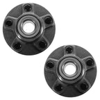 TRQ 2 Piece Rear Wheel Bearing & Hub Assembly Set
