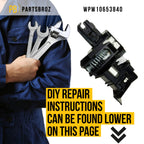 Dishwasher Door Latch for Whirlpool WDF340PAMB0