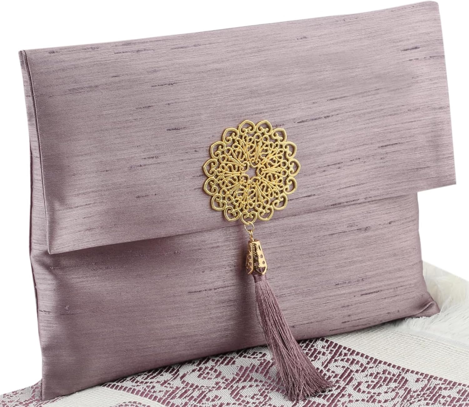 Muslim Prayer Rug with Tasbih and Portable Bag, Muslim Gift for Women Men, Mubarak Islamic Box, Soft Mat Islam Gifts