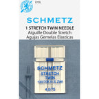 SCHMETZ Twin Stretch Machine Needle, 4/75-Inch