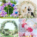 Round Backdrop Stand Gold 9.2ft Circle Arch Large Metal Wedding Arch