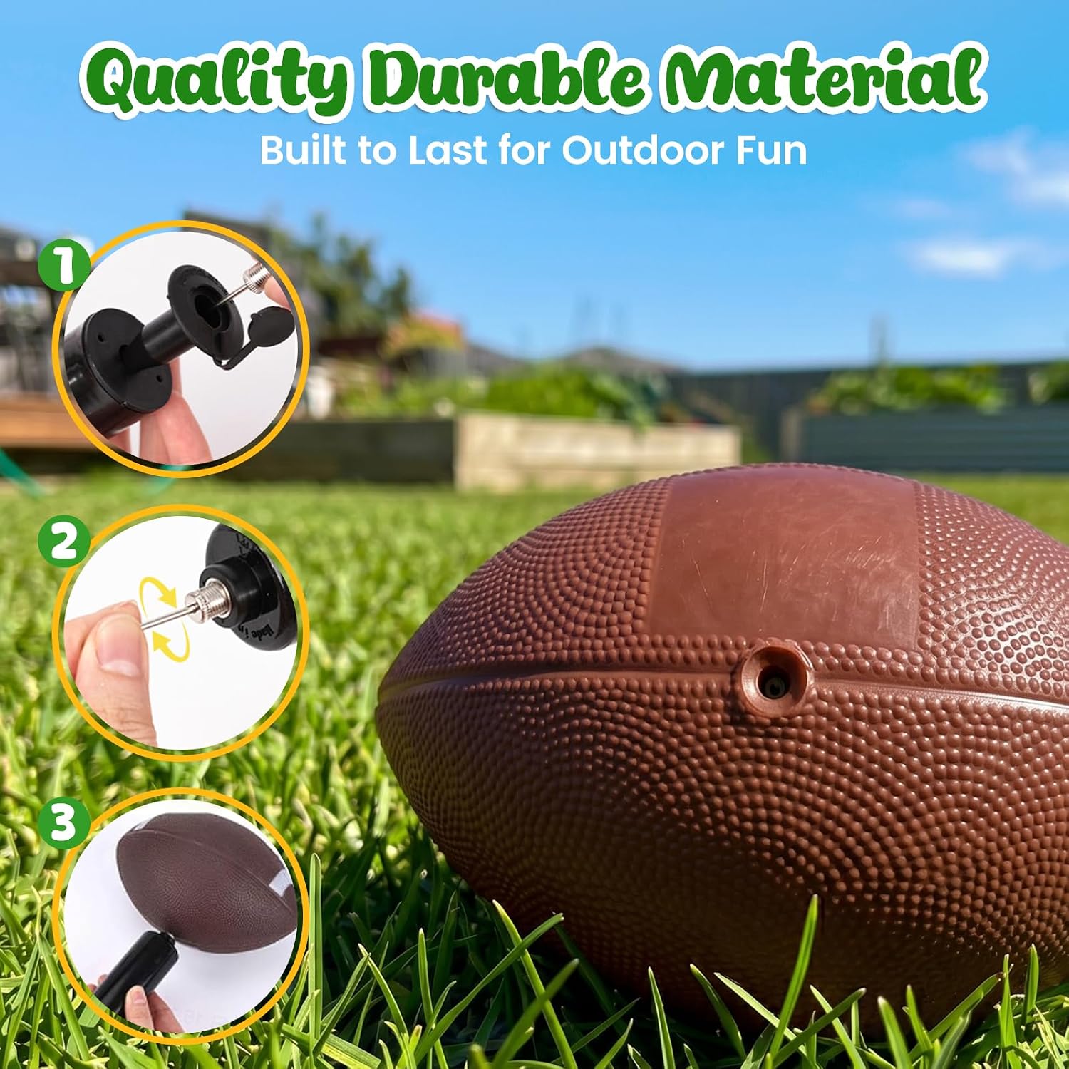 4-Pack Sports Balls for Toddlers & Kids, Playground Balls with Pump, 5-Inch Soccer Ball, Basketball, Kickballs