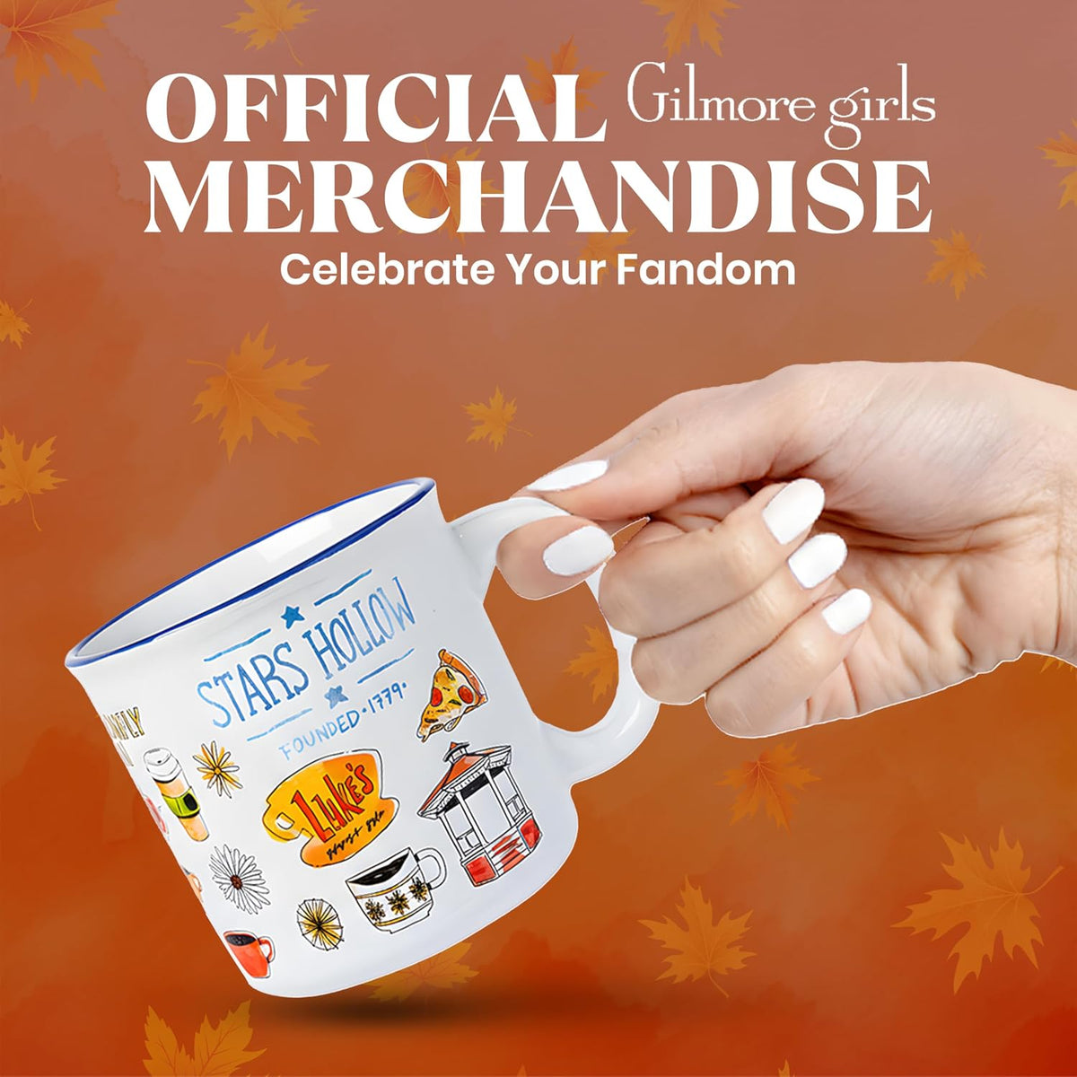 Gilmore Girls Luke's, Stars Hollow, Ceramic Camper Mug, 20oz