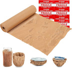 Honeycomb Packing Paper, 15"x300' Honeycomb Cushioning Bubble Wrap Paper Roll for Moving Shipping Breakables