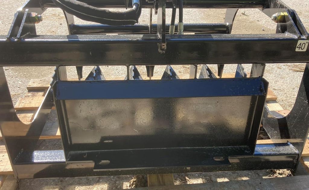 Single Cylinder 38in Root/Brush Grapple for Mini Loaders | Dingo Mount Material Handling Attachment