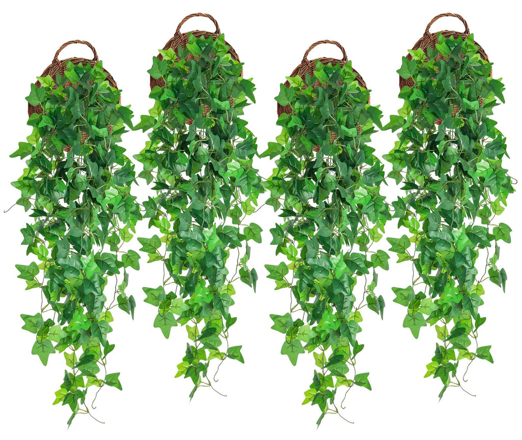 Fake Vines Artificial Hanging Ivy Vines Plants for Room Decor 4Pcs