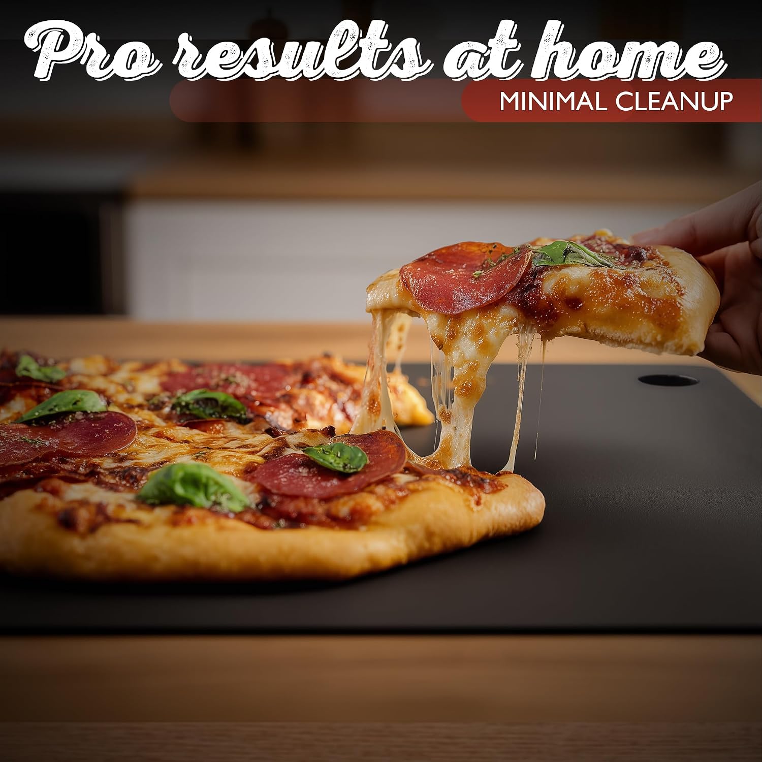 Pizza Steel XL 16"x13.4" – Heavy-Duty Baking Steel for Oven & Grill, Pizza Stone Alternative for Crispy Crust, Faster