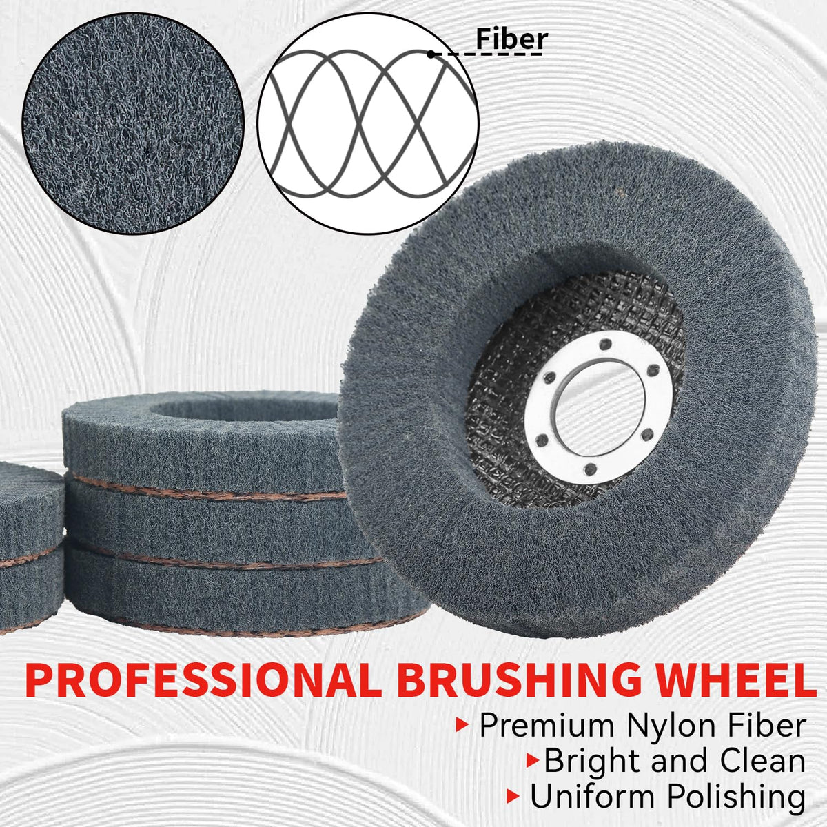 4-1/2 Inch 320 & 600 Grit Scour Flap Disc for Angle Grinder, 10Pcs