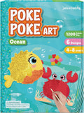 Poke Art Ocean Craft Kit for Kids, Boys & Girls Toys, Ages 4-8 | 1200 fabric pieces, travel arts activities &