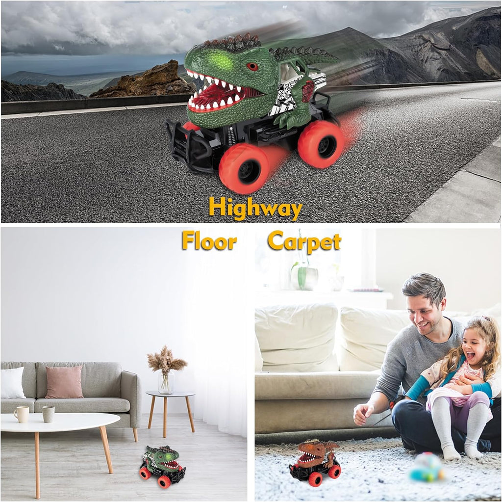 Dinosaur Toys Remote Control Car for Kids 3-7, Dino RC Car for Toddler Kids Toys Age 3 4 5 6 7 Boys and Girls