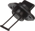 Attwood 17211-3 Drain Plug and Receiver Kit, ¾-Inch Diameter 1-Piece Plug, Threaded Receiver, Molded Black Plastic