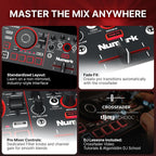 MixTrack Go Compact Bluetooth DJ Controller with Stems Control | 2-Deck DJ Mixer, for Beginners & Mobile DJs, Smart