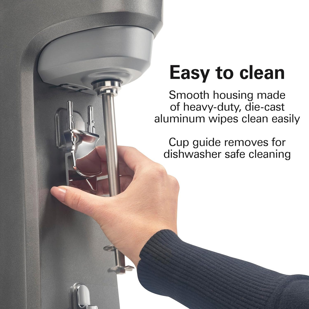 HMD200R Single-Spindle Drink Mixer, 3 Speed Universal Motor, Hands-Free Operation, NSF Certified