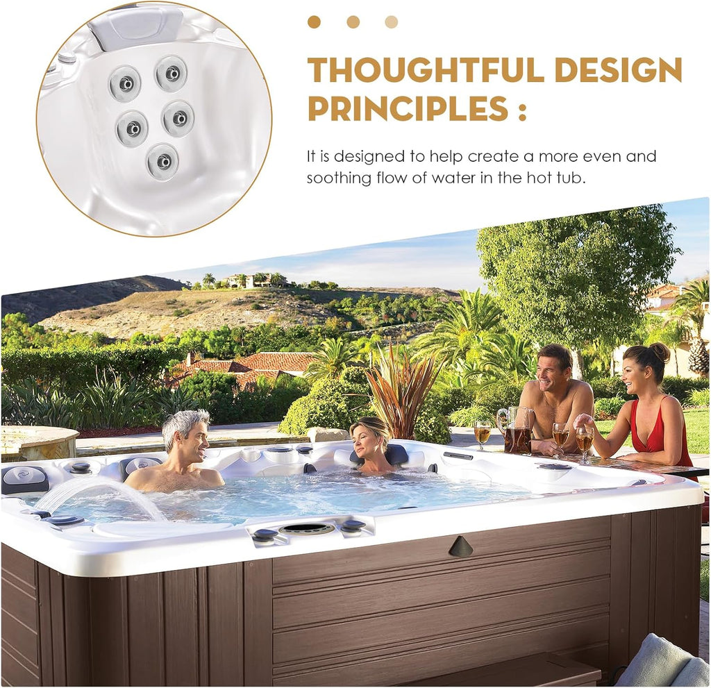 SuperDi Spa Hot Tub Jets Replacements 3" Cluster Storm Jet Directional