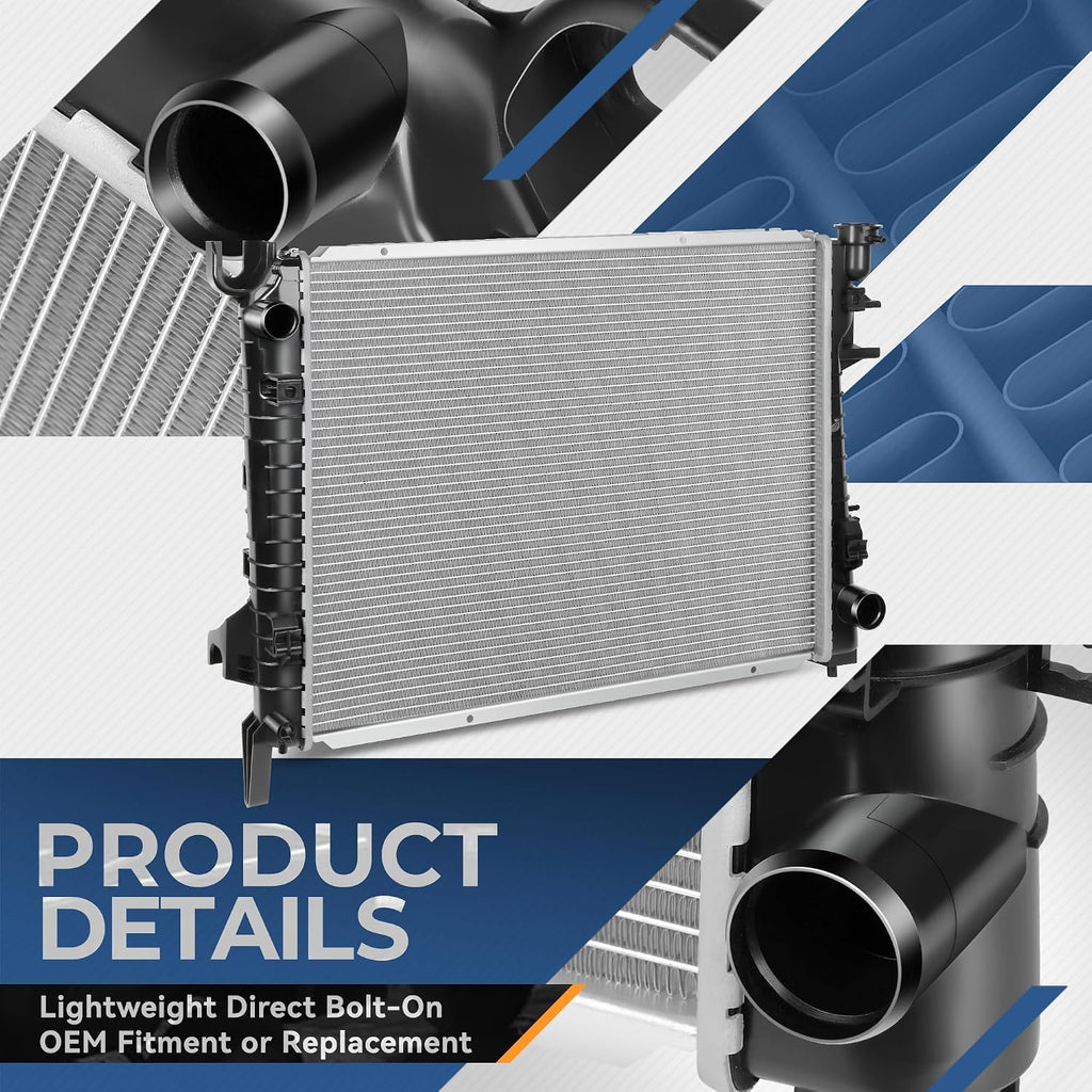 Auto Dynasty 2480 Radiator for 2002-2008 Dodge Ram 1500 2500 3500