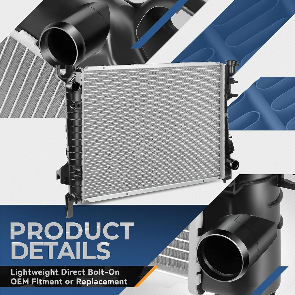Auto Dynasty 2480 Radiator for 2002-2008 Dodge Ram 1500 2500 3500