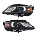 Pair Halogen Headlights Assembly Fit for 2015-2020 Chevy Impala LT LS