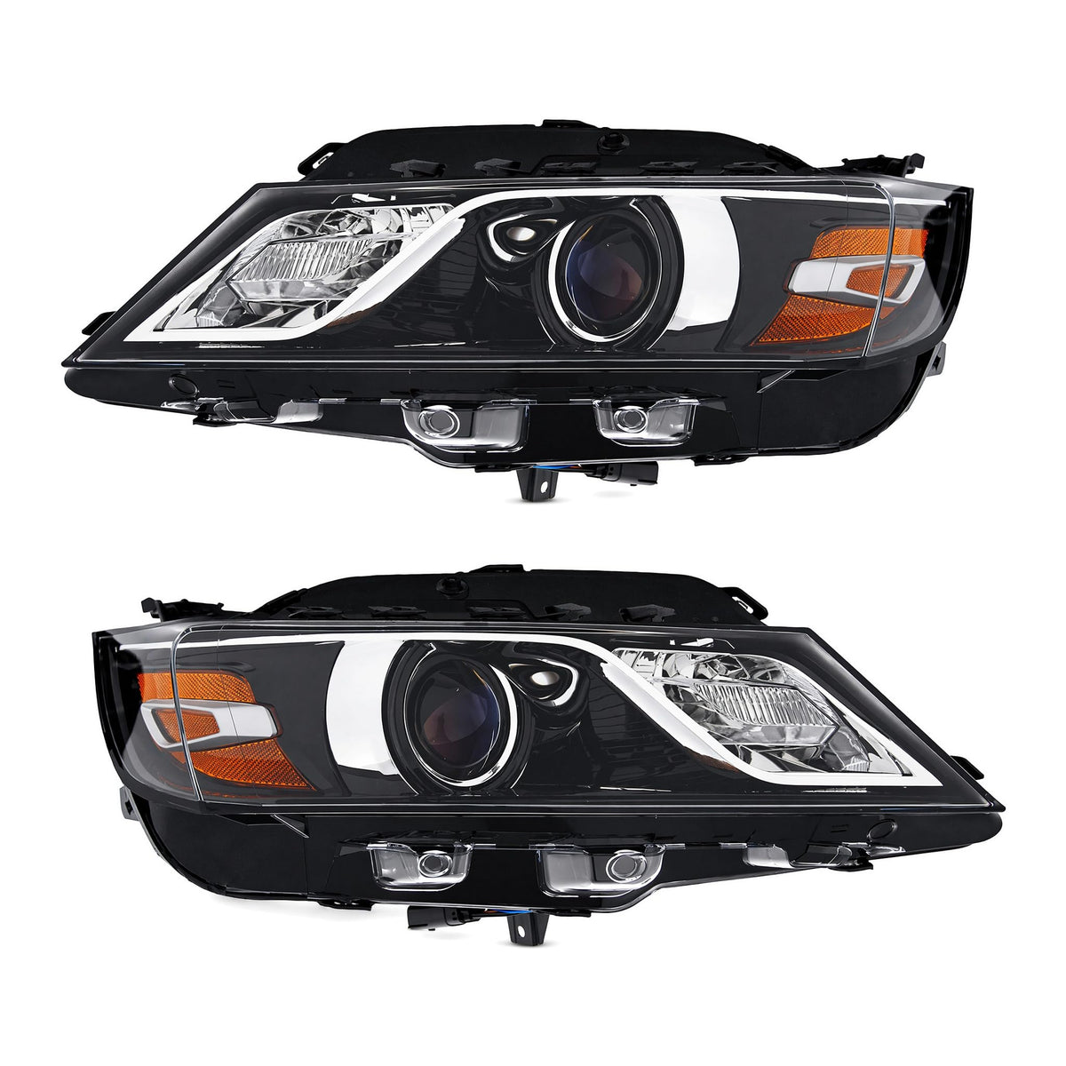 Pair Halogen Headlights Assembly Fit for 2015-2020 Chevy Impala LT LS