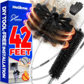 Dryer Vent Cleaner Kit - 42Ft Flexible Lint Brush for Deep Cleaning