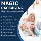 Demineralization Cartridge Replacement for HoMedics Humidifiers, 10 Pack