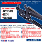 Whole Parts Upgraded Range Door Hinge Assembly Part# PC020126