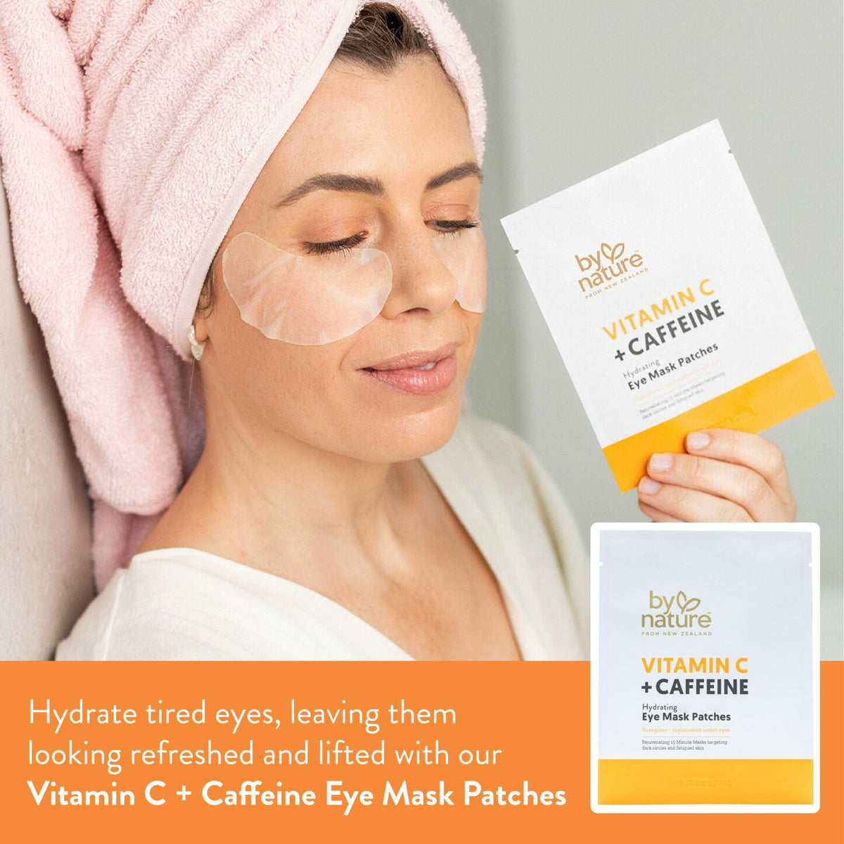 Vitamin C + Caffeine Under Eye Mask Patches - 5 Pairs