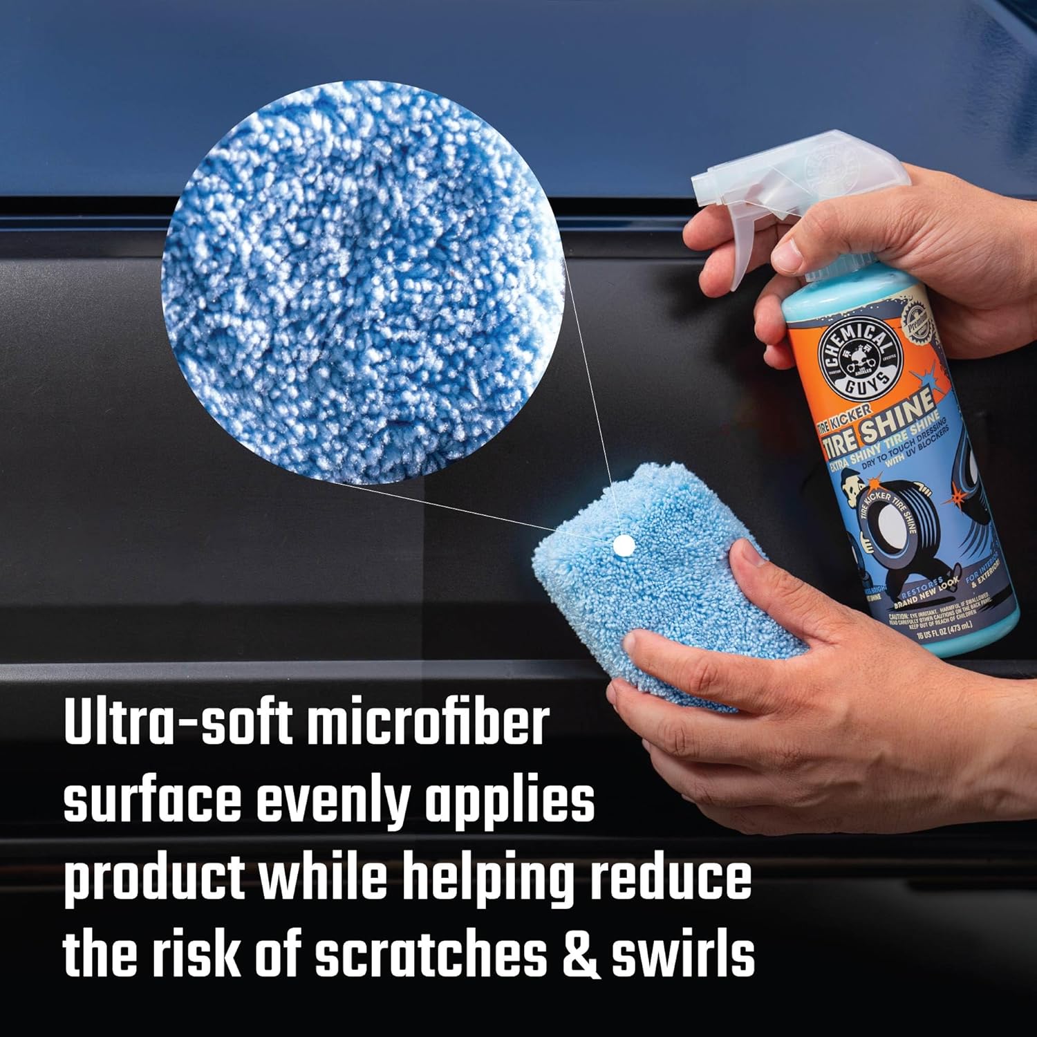 Premium Microfiber Applicator Pads, Soft Foam Core, 8 Pack | Ultra-soft foam-core pads apply sealants, dressings and