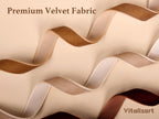 Brown Velvet Ribbon 5/8" Christmas Ribbon Set Plush Texture
