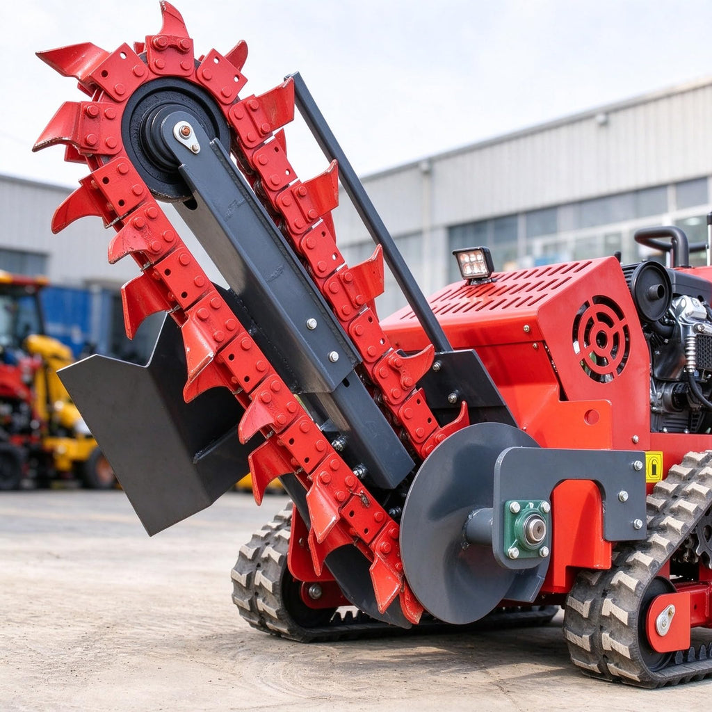 Walk Behind Chain Trencher for Irrigation and Drainage