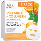 Vitamin C + Collagen Sheet Mask with Vitamin E - Pack of 12