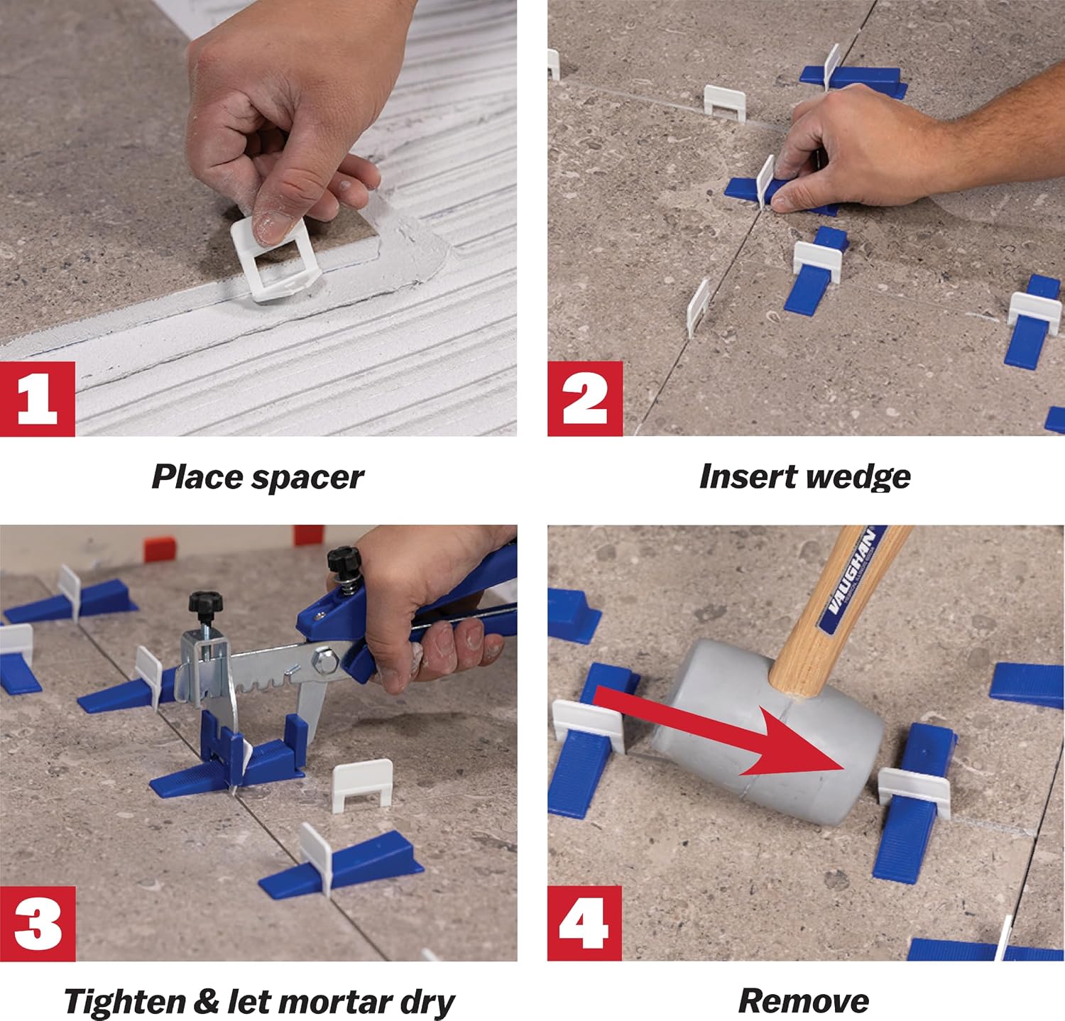 PLS Tile Leveling Wedges, Tile Leveling System