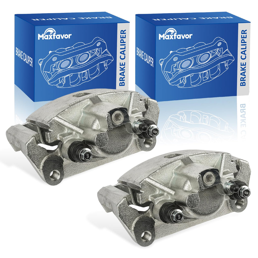 Maxfavor Rear Side Disc Brake Calipers Assembly w/Bracket 18B4836 18B4837