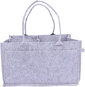 Felt Diaper Caddy Organizer, Baby Storage Bag, Nursery Organizer for Diapers and Wipes, Portable Felt Caddy, 33.5 x