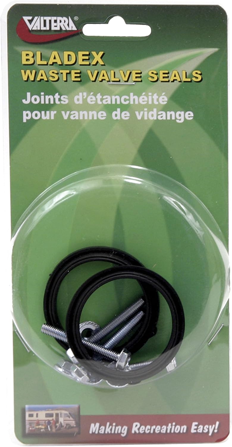 Valterra T1001-9VP Bladex Waste Valve Seals - 1.5",Black