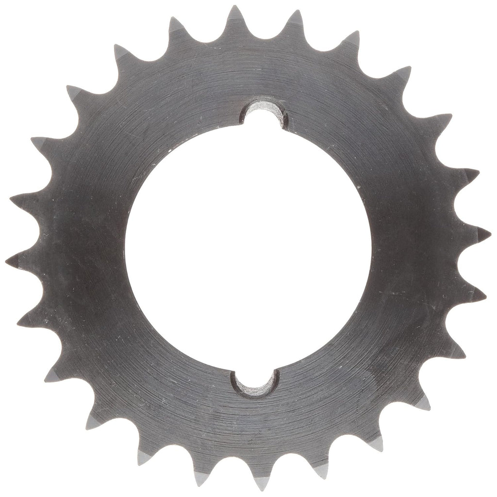 Tsubaki DS40ATL23 Roller Chain Sprocket, Double Strand, Taperlock Design, Hardened Teeth, 1615 Bushing Required, 23 Teeth, #20 ANSI No., 1/2" Pitch