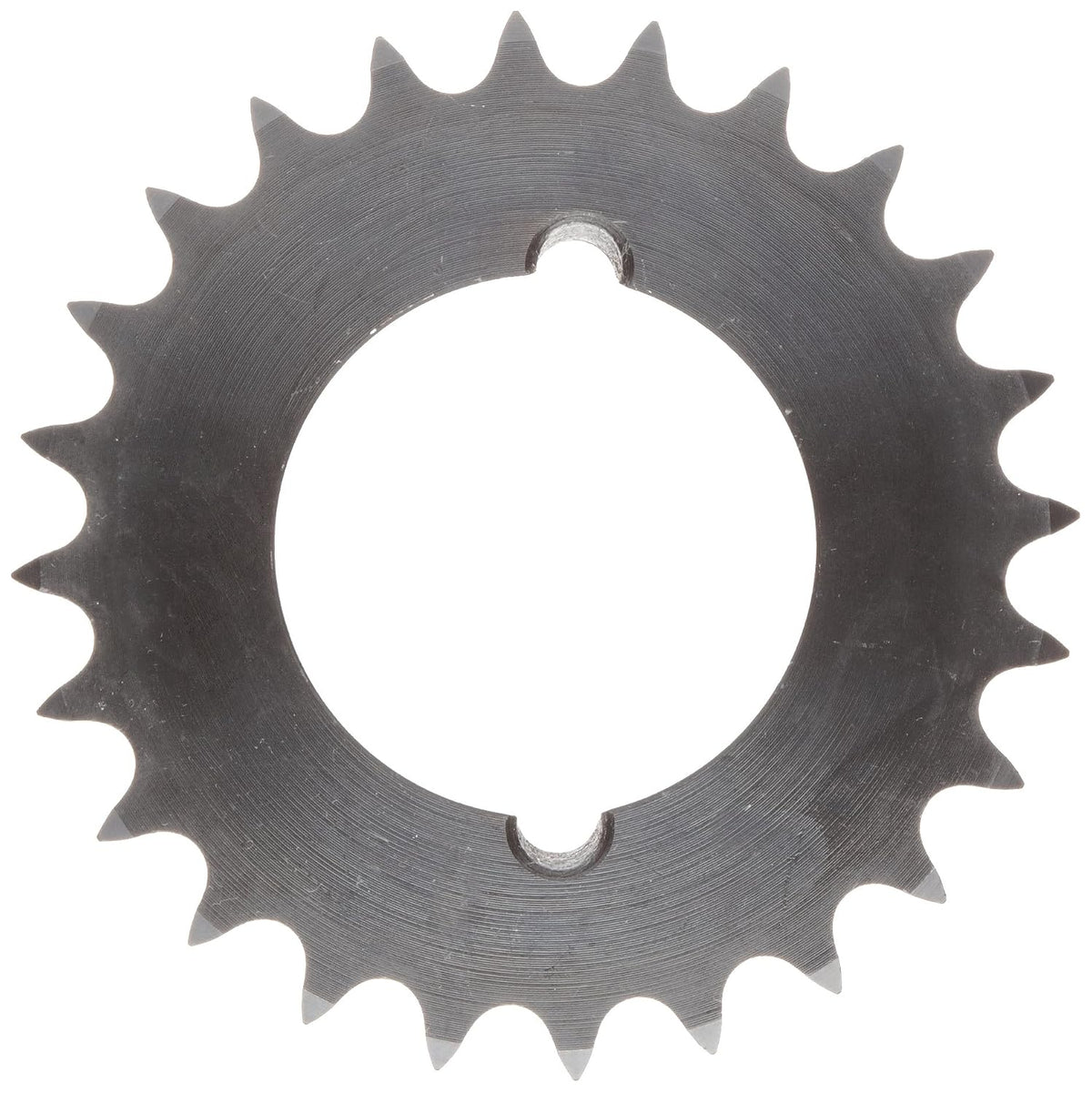 Tsubaki DS40ATL23 Roller Chain Sprocket, Double Strand, Taperlock Design, Hardened Teeth, 1615 Bushing Required, 23 Teeth, #20 ANSI No., 1/2" Pitch