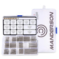 185 Pcs Compression Springs Assortment Kit, 13 Different Sizes, Stainless Steel Springs, Mechanical Springs