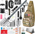 Survival Kit, 250 Pcs, Emergency Gear and Supplies, First Aid, Bug Out Go Bag, EDC, Molle System Backpack, Hiking