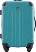 Chicago Hardside Expandable Spinner Luggage, Teal, 22" Carry-On