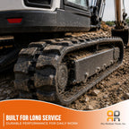 2 Rubber Tracks 180x72x37 Made for Kubota K008-3