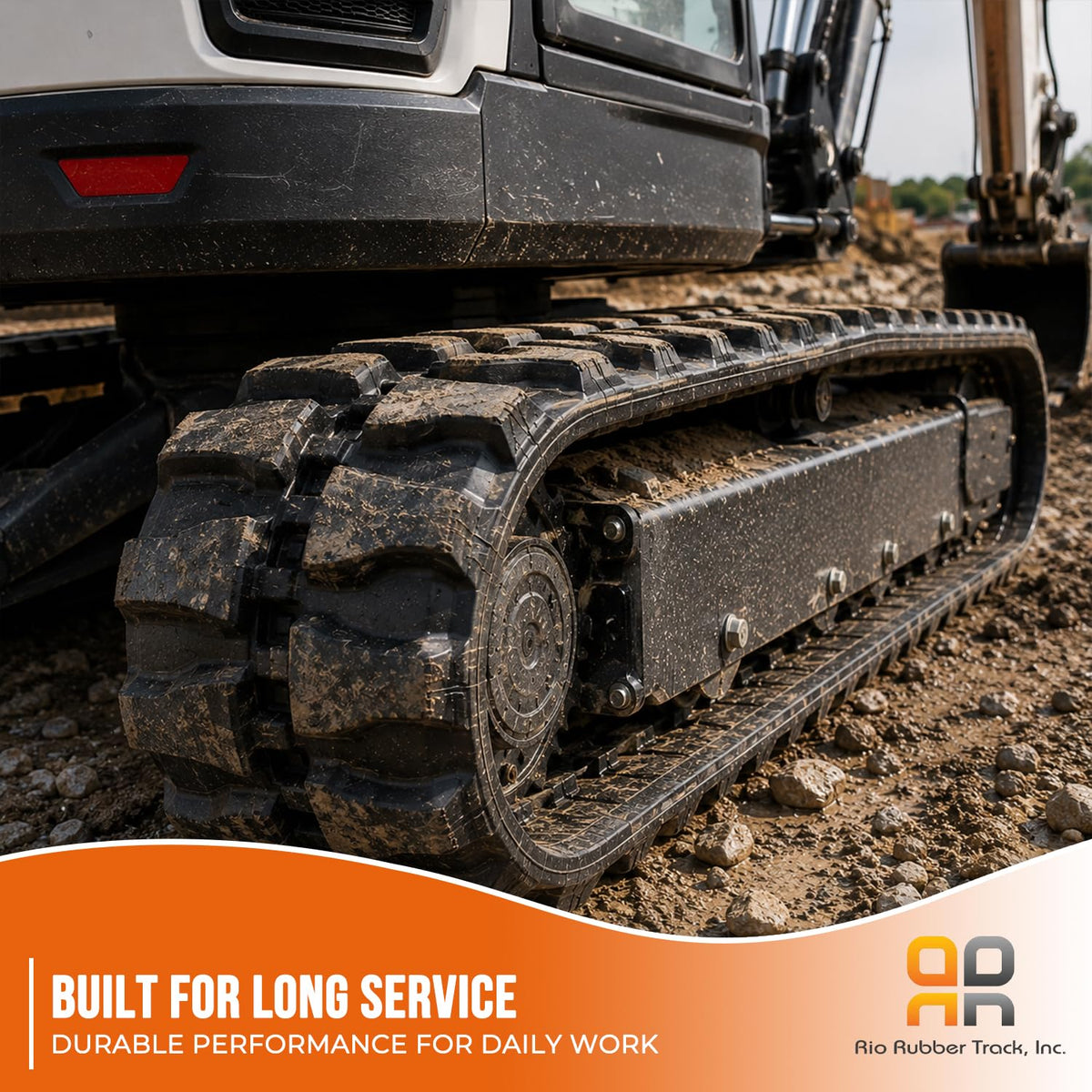 2 Rubber Tracks 230x48x66 Made for New Holland EC15
