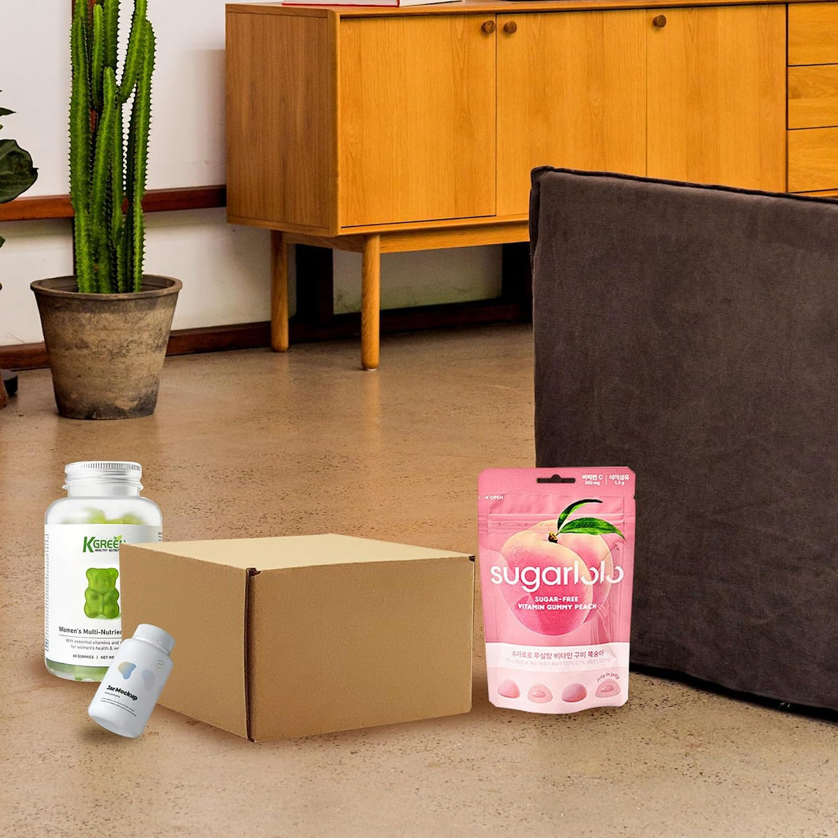 5x5x3 inch Shipping Boxes Pack of 25, Brown Corrugated Cardboard Mailer Box