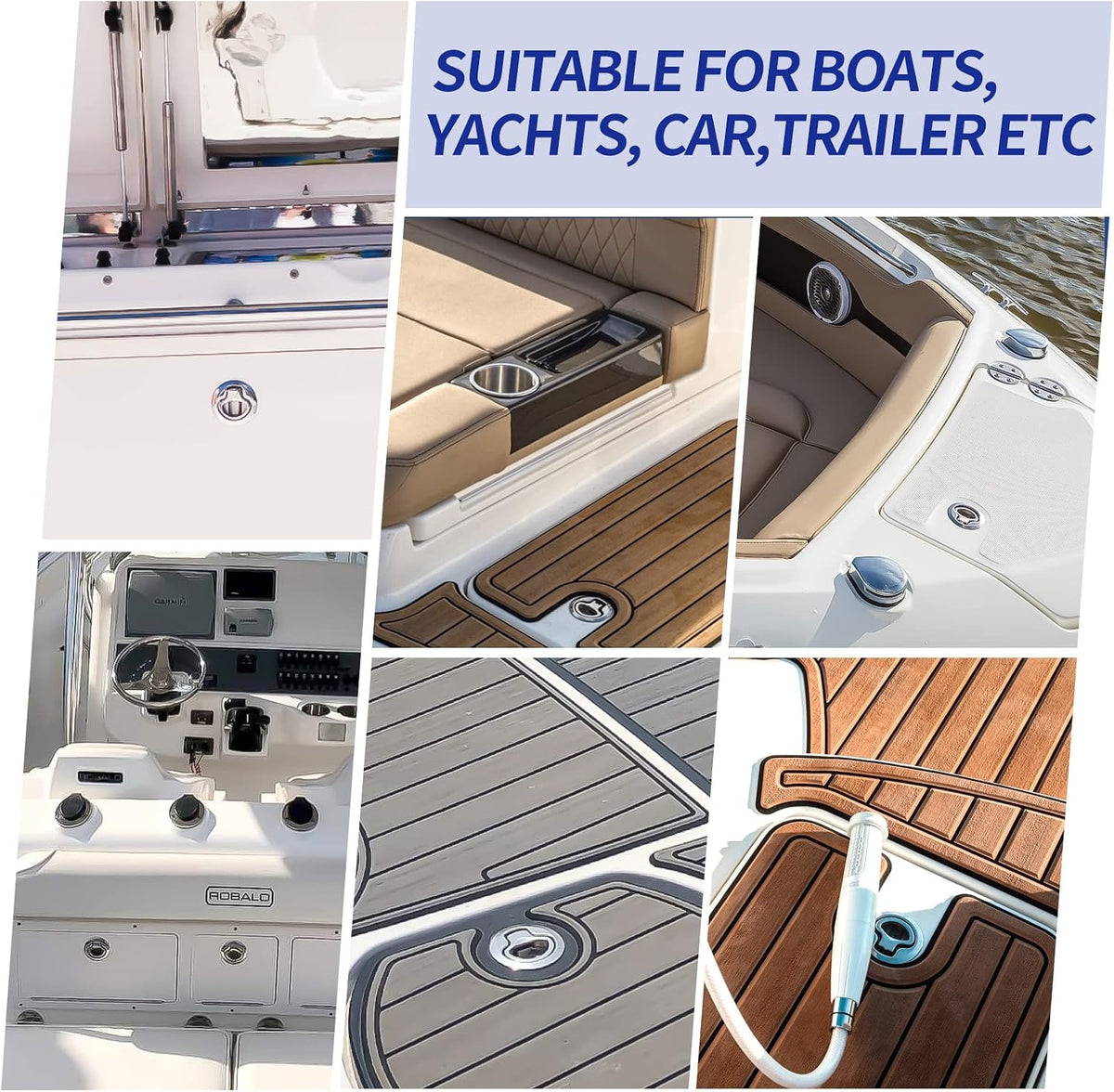 2Pcs Durable Flush Boat Hatch Stainless Steel Flush Pull Latch Lift Ring Handle Marine Locker