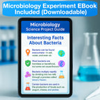 Evviva Sciences Microbiology Science Project Kit, Pre-Poured Agar Plates for Students, Agar Petri Dishes to Learn