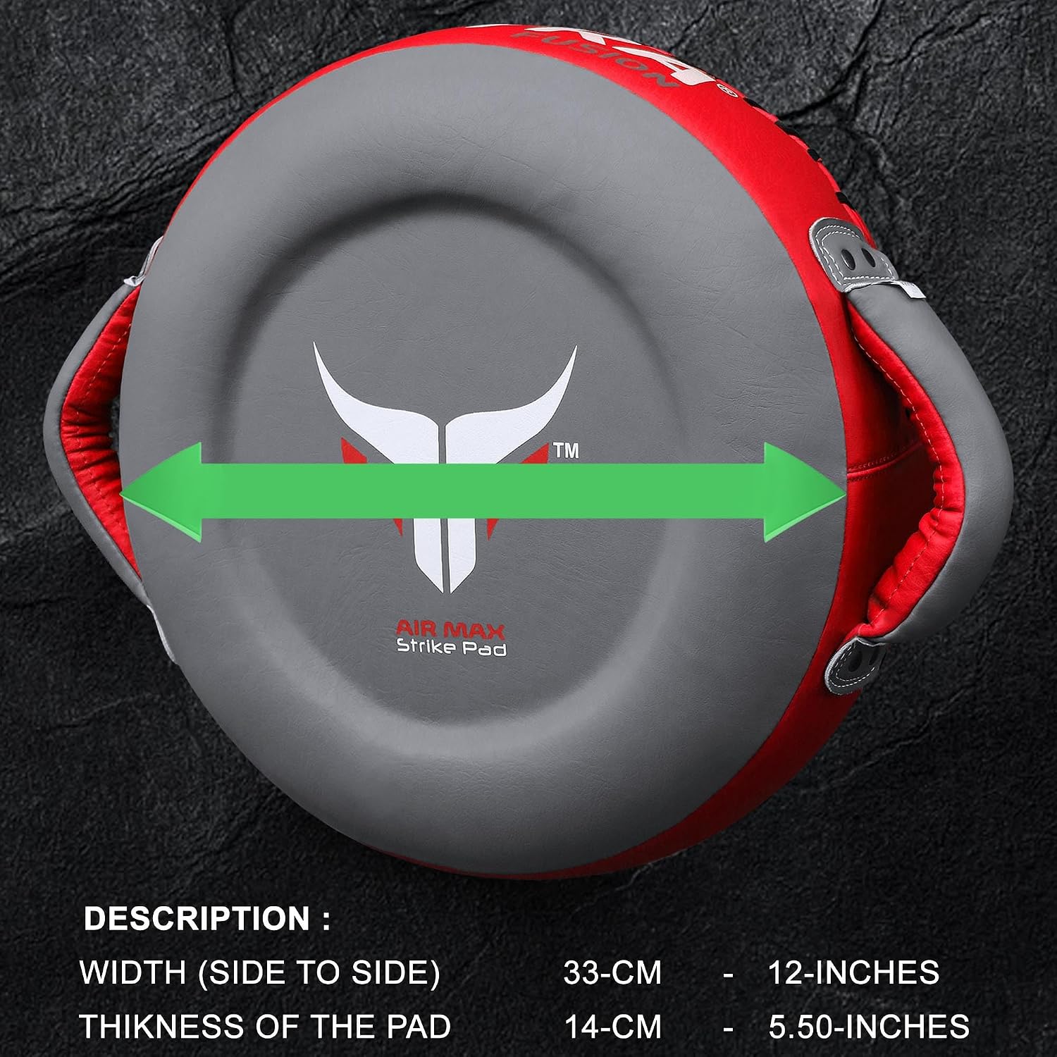 Boxing Round Pad Kickboxing Coach Training Punching Focus Mitts for Martial Arts, MMA & Muay Thai, Strike Boxing